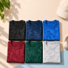 Combo Pack of (6) Men's Printed Round Neck T-Shirts Black, Navy Blue, Royal Blue, Maroon, Bottle Green, White
